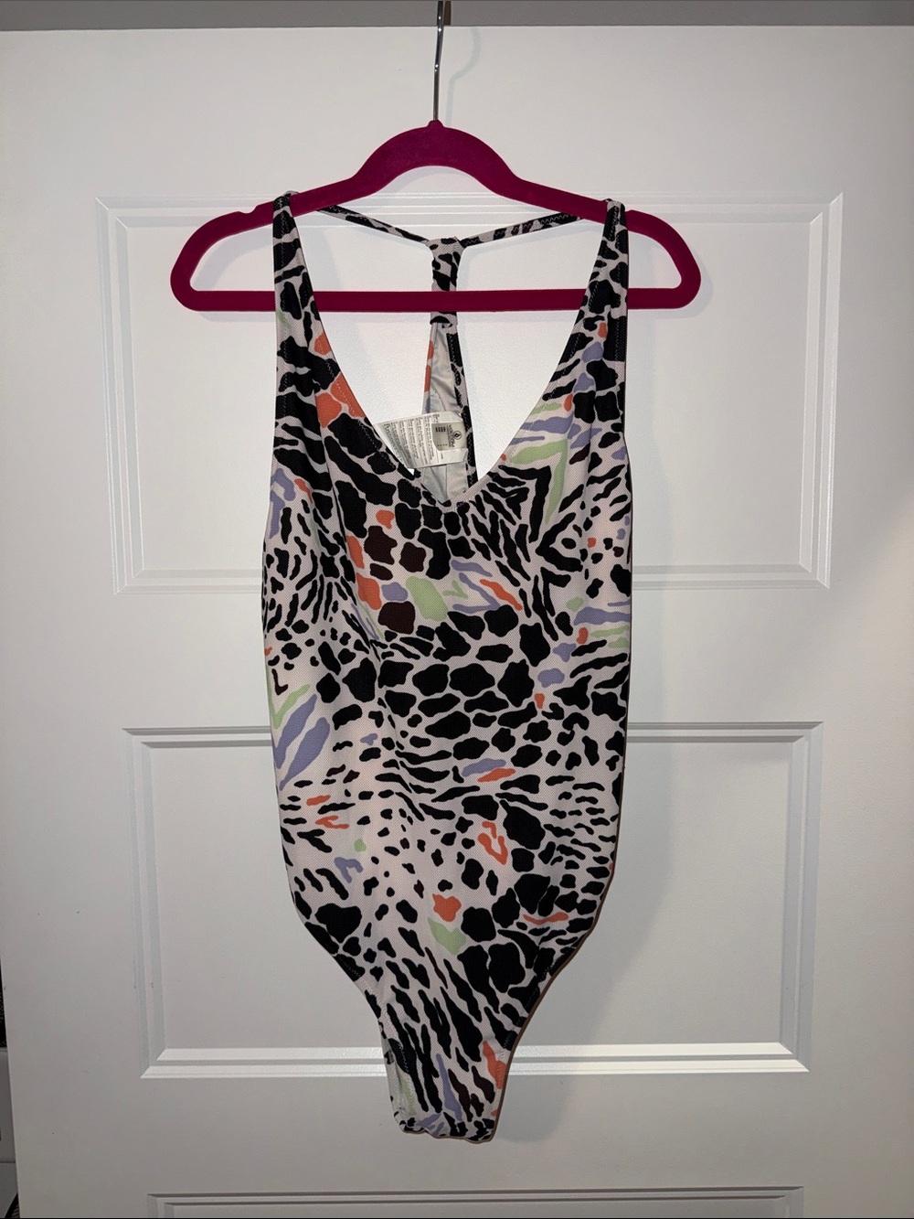Volcom Zoo Ready Skimpy Black Animal-Print One-Piece